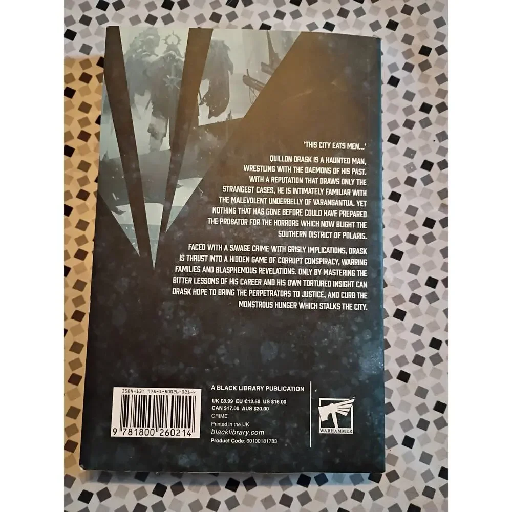 Black Library Warhammer 40k Grim Repast A Quillon Drask Novel TPB Marc Collins